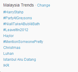 Twitter trending  #Luhan